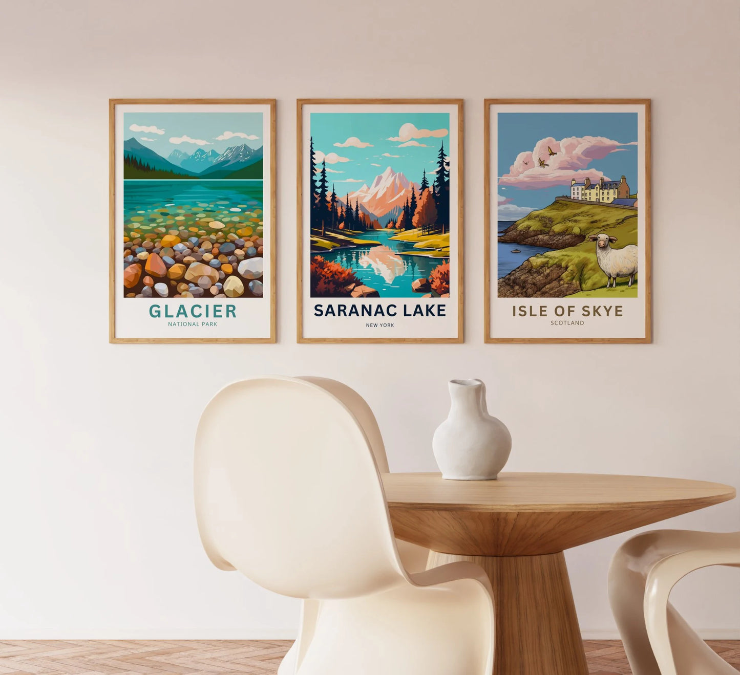 Saranac Lake Travel Poster