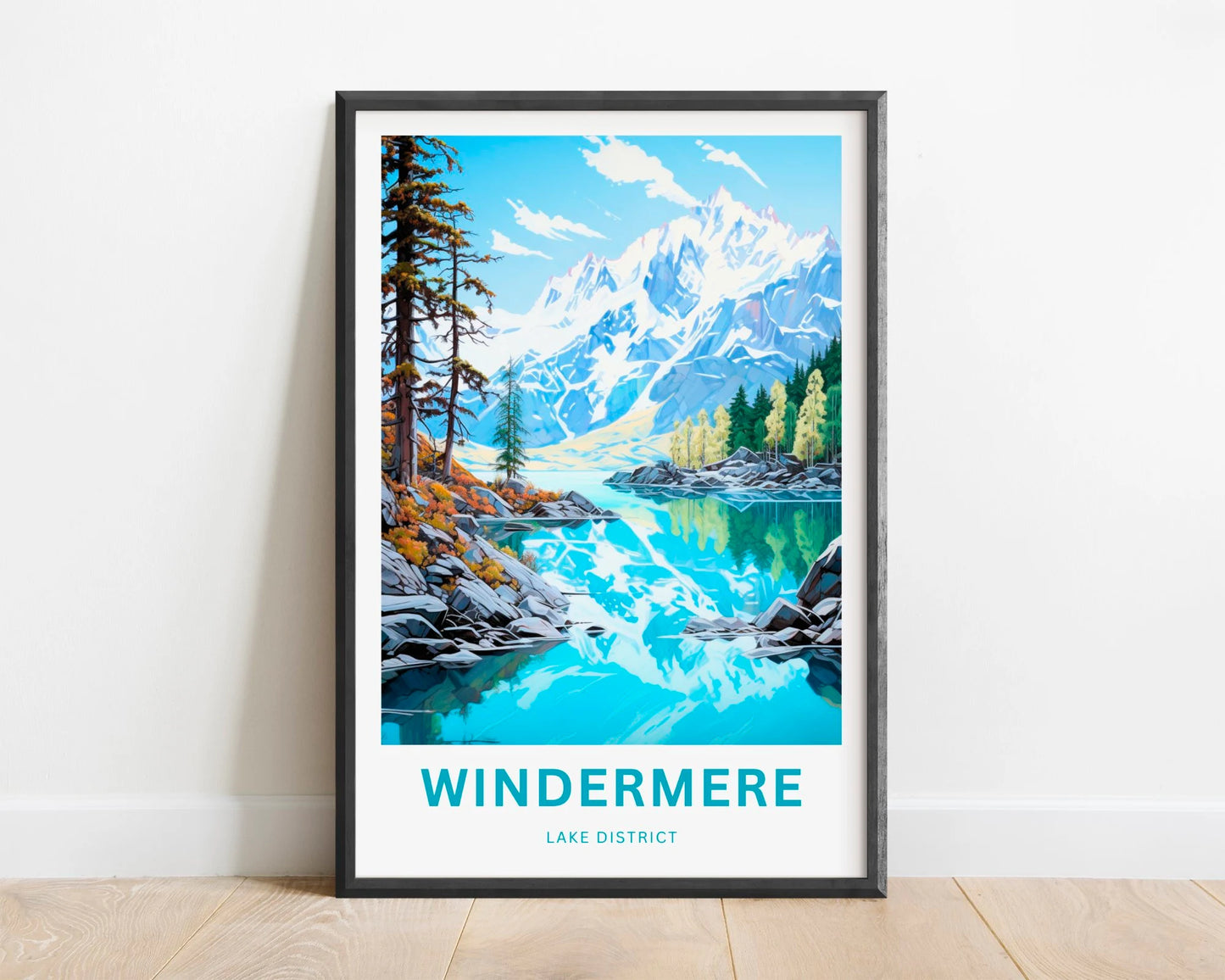 Windermere Lake Travel Poster