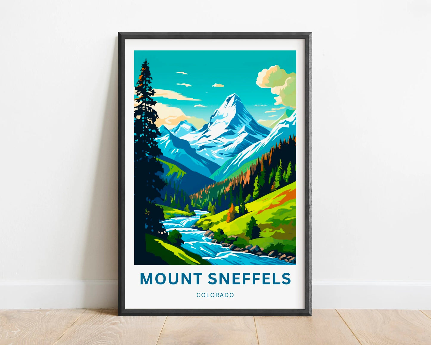 Mount Sneffels Travel Poster