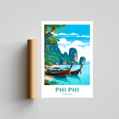 Phi Phi Travel Poster