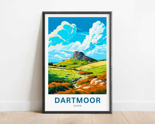 Dartmoor Travel Poster