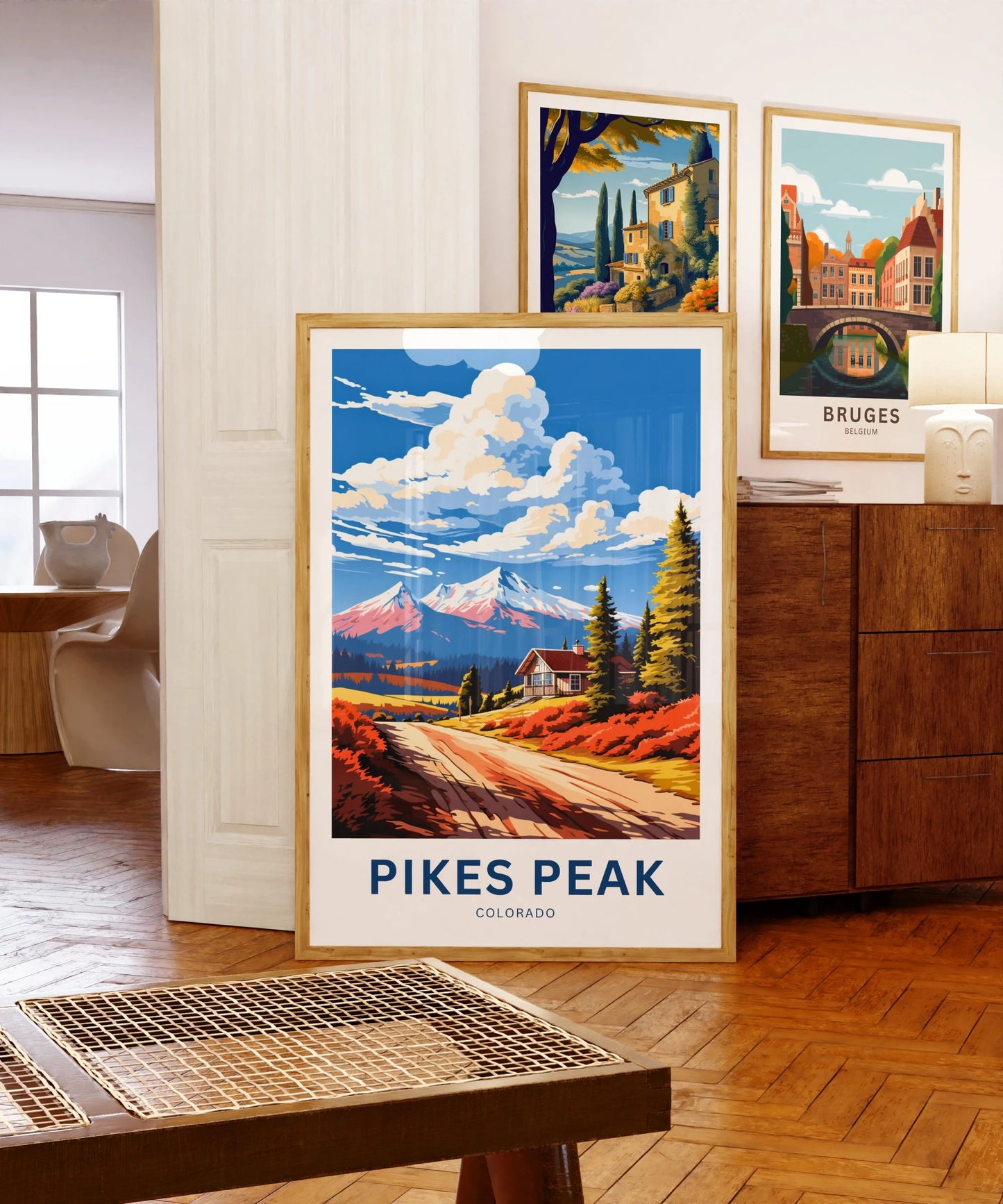 Pikes Peak Travel Poster