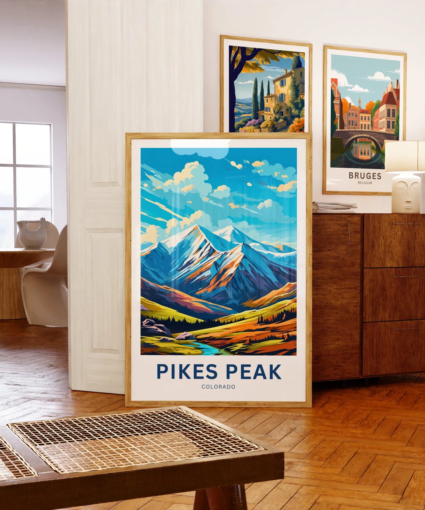 Pikes Peak Travel Poster