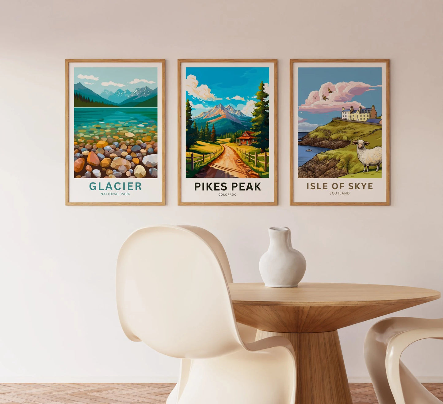 Pikes Peak Travel Poster