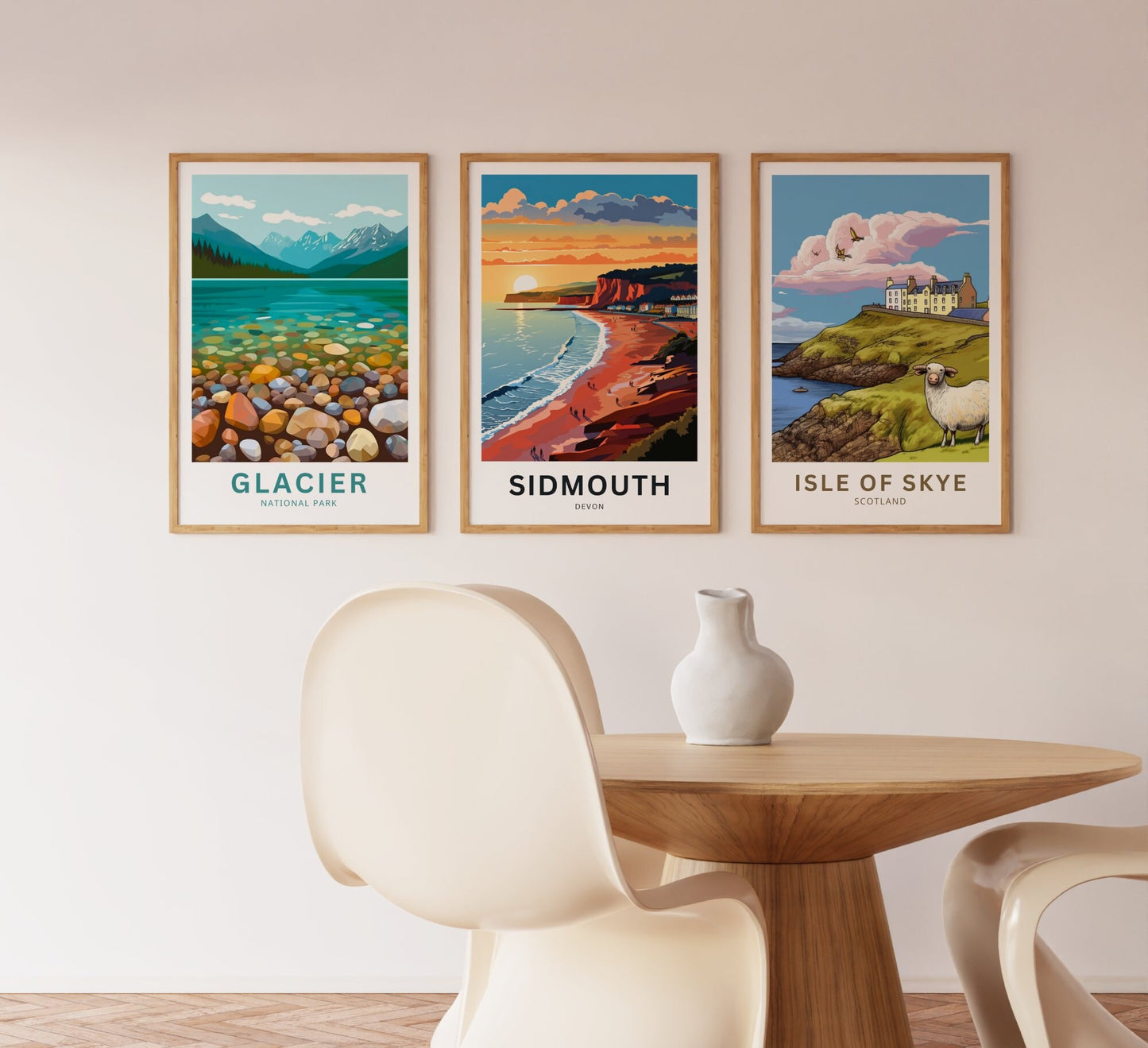 Sidmouth Travel Poster