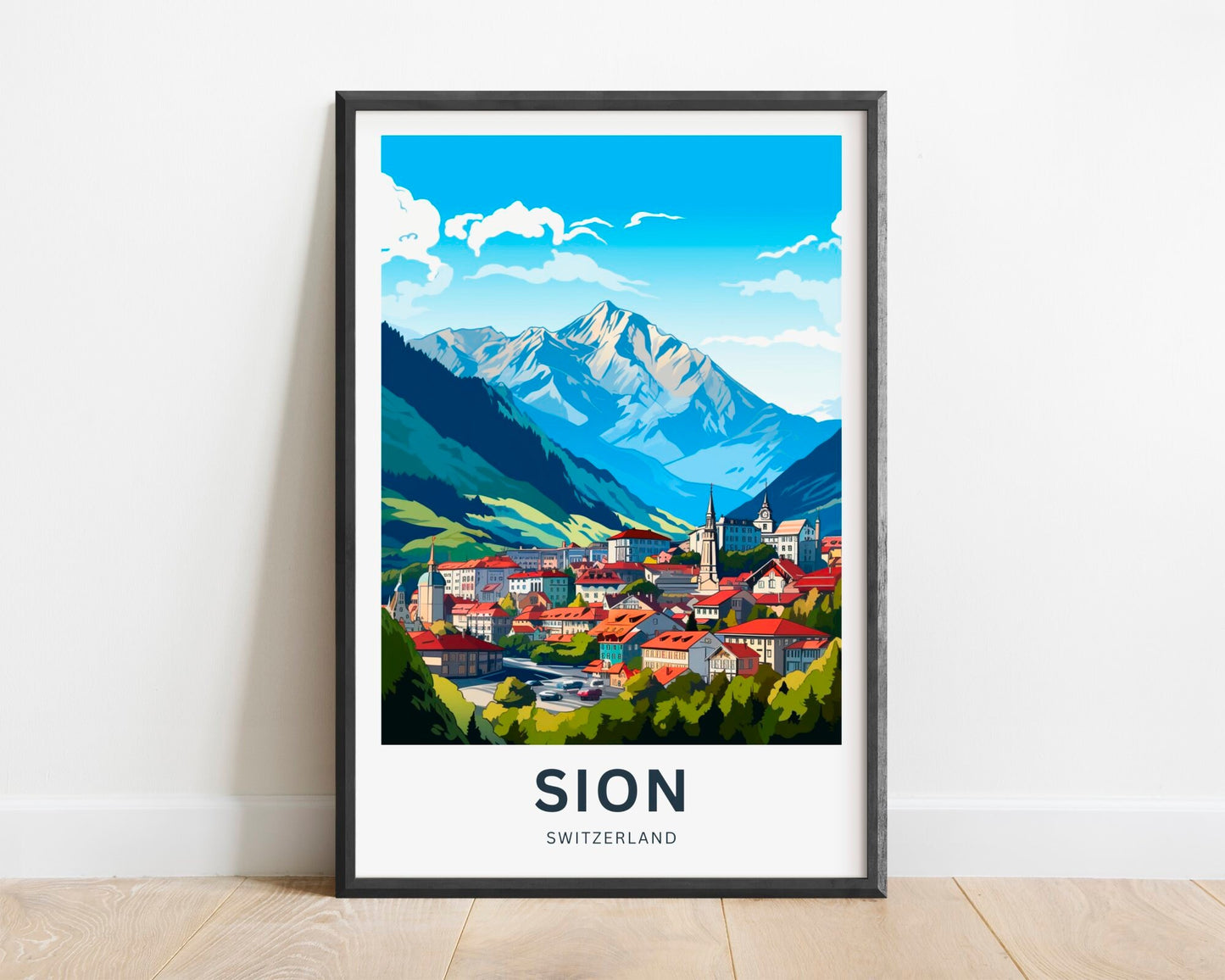 Sion Travel Poster