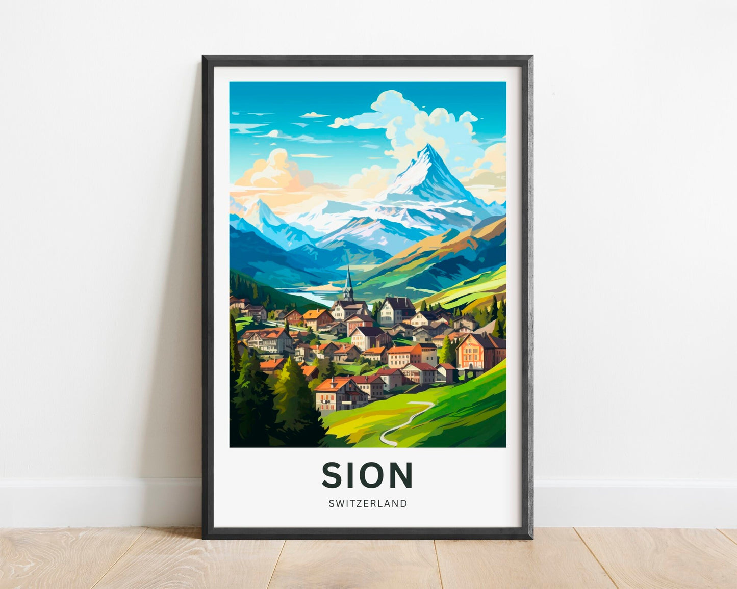 Sion Travel Poster