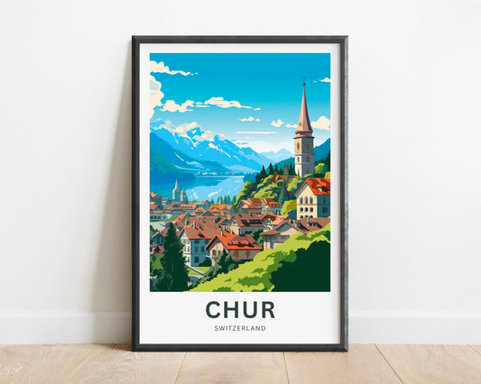 Chur Travel Poster