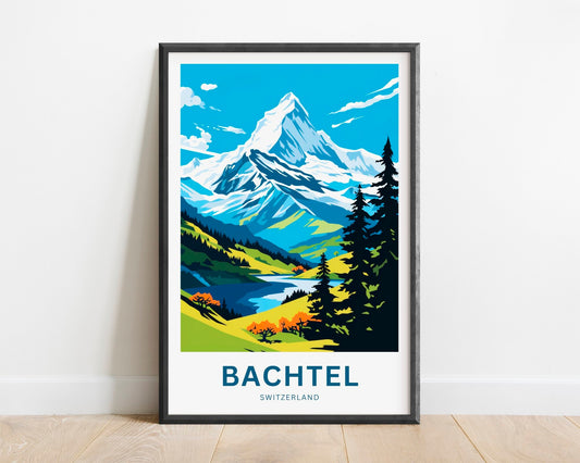 Bachtel Travel Poster