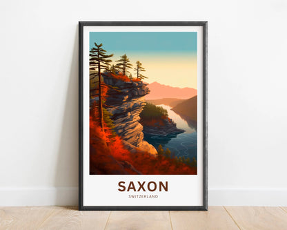 Saxon Travel Poster