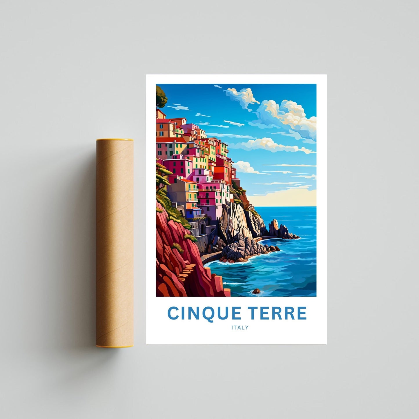 Cinque Terre Travel Poster