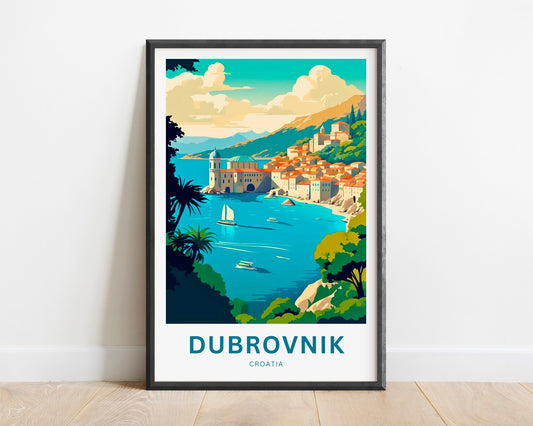 Dubrovnik Travel Poster