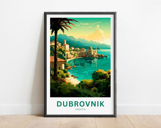 Dubrovnik Travel Poster