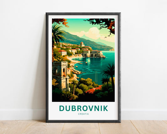 Dubrovnik Travel Poster