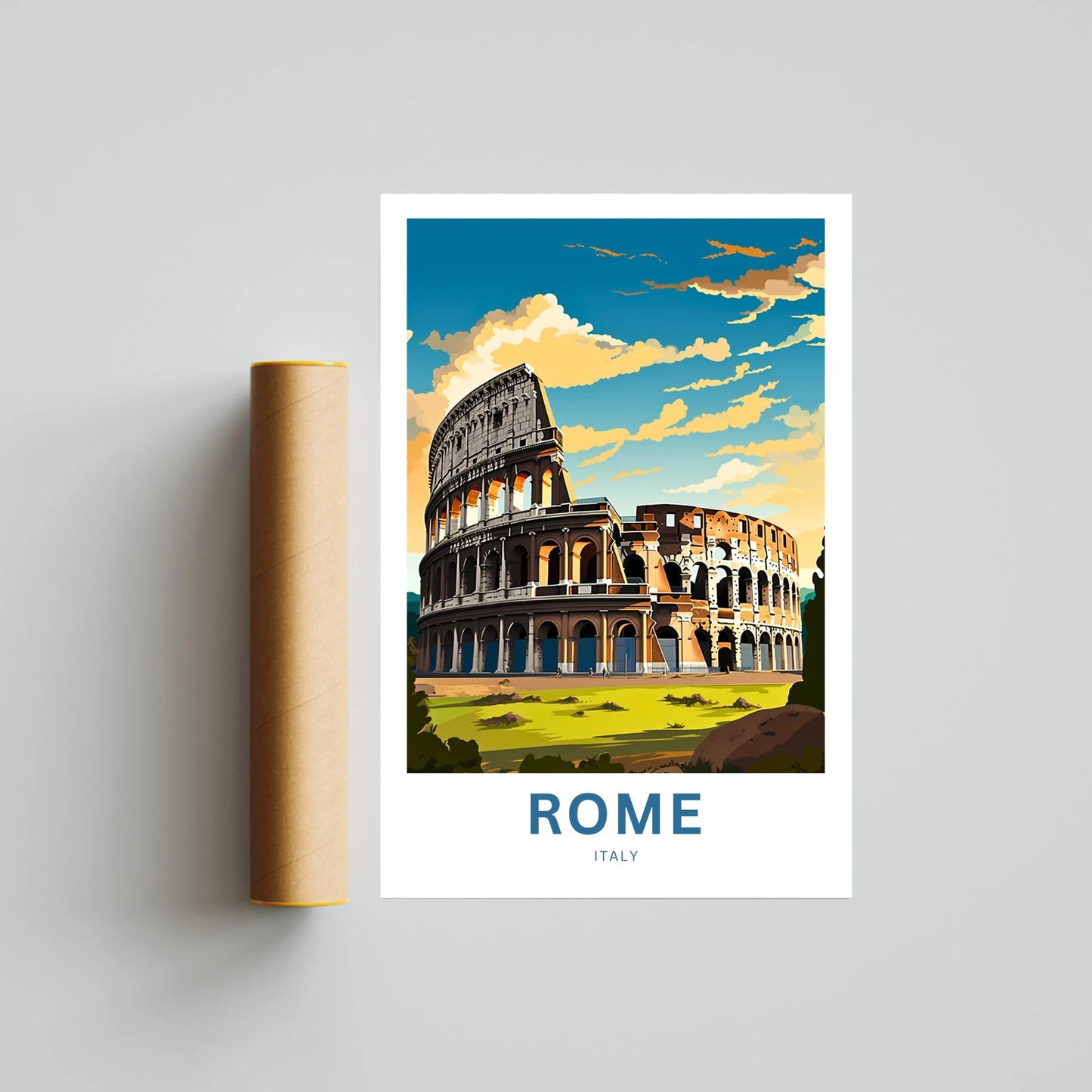 Rome travel print