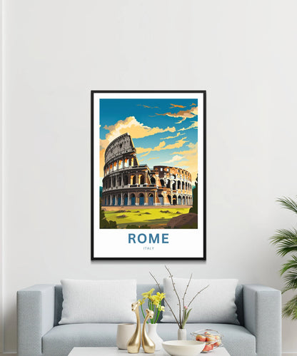 Rome travel print