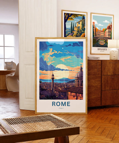 Rome travel print