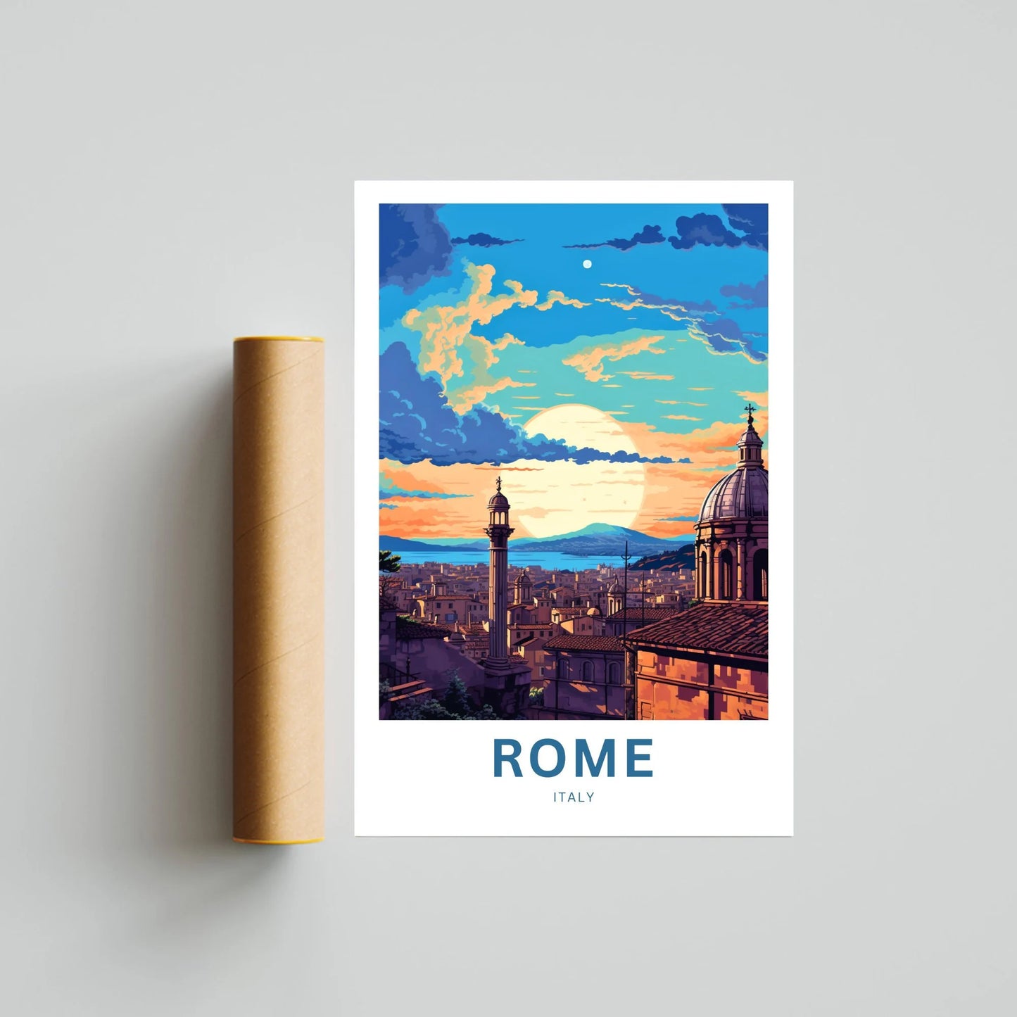 Rome travel print