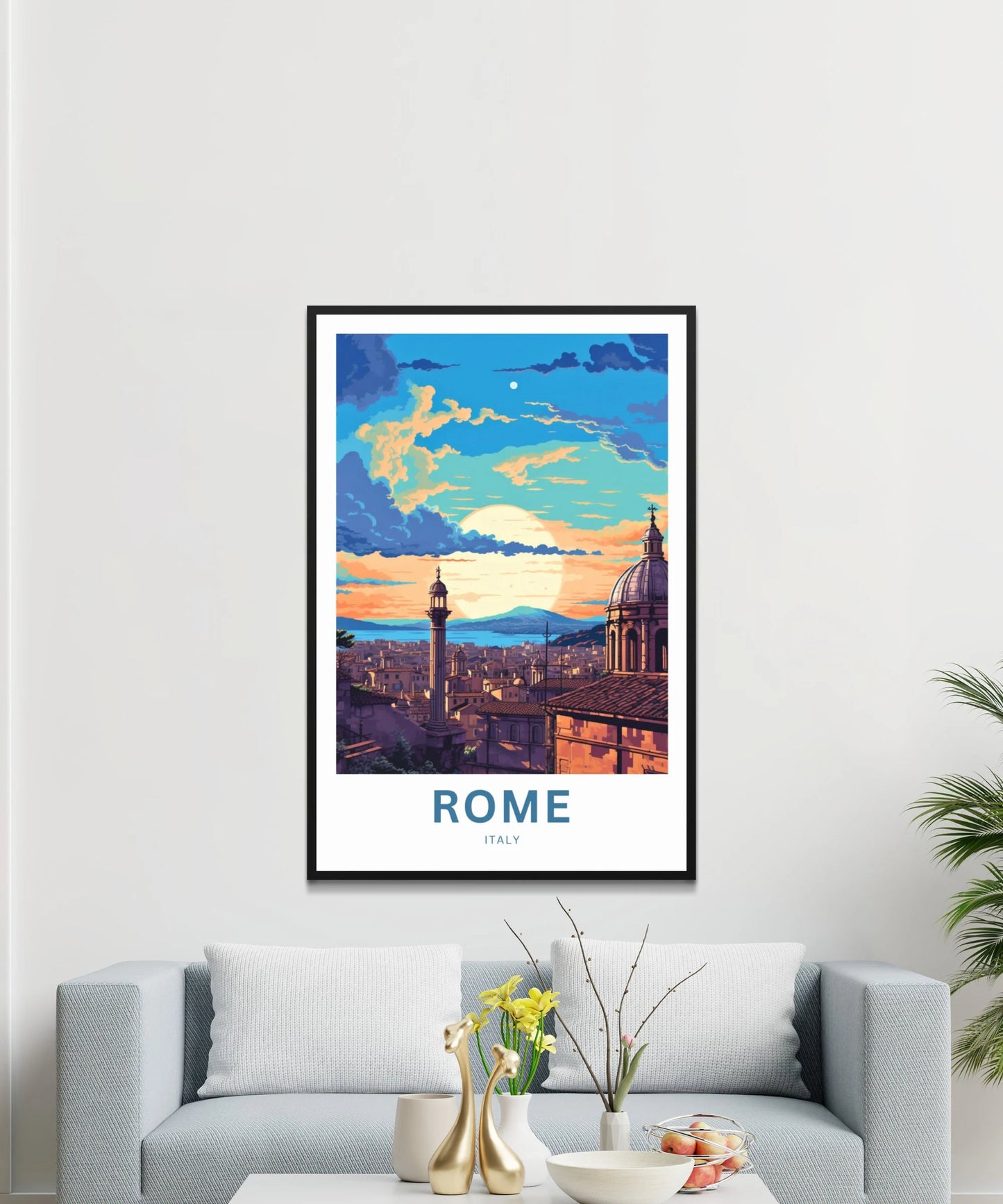 Rome travel print