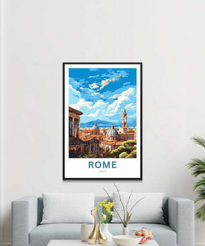 Rome travel print