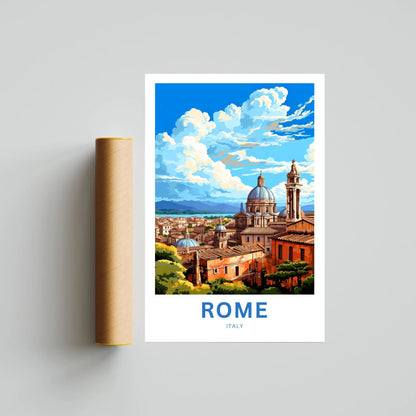 Rome travel print