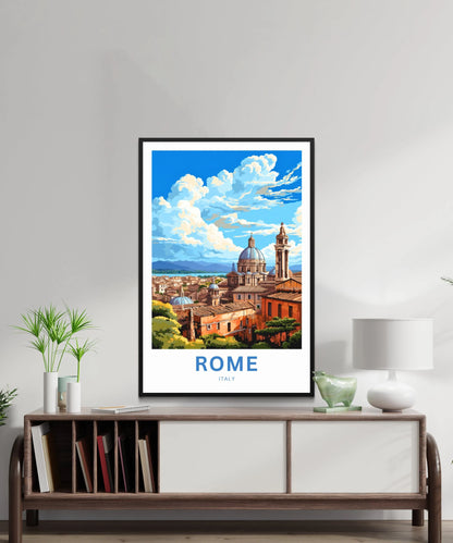 Rome travel print