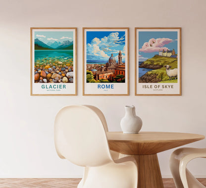 Rome travel print