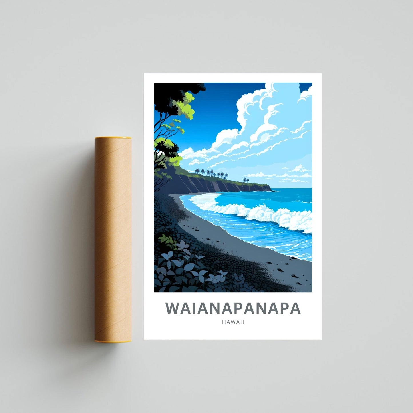 Waianapanap Travel Poster