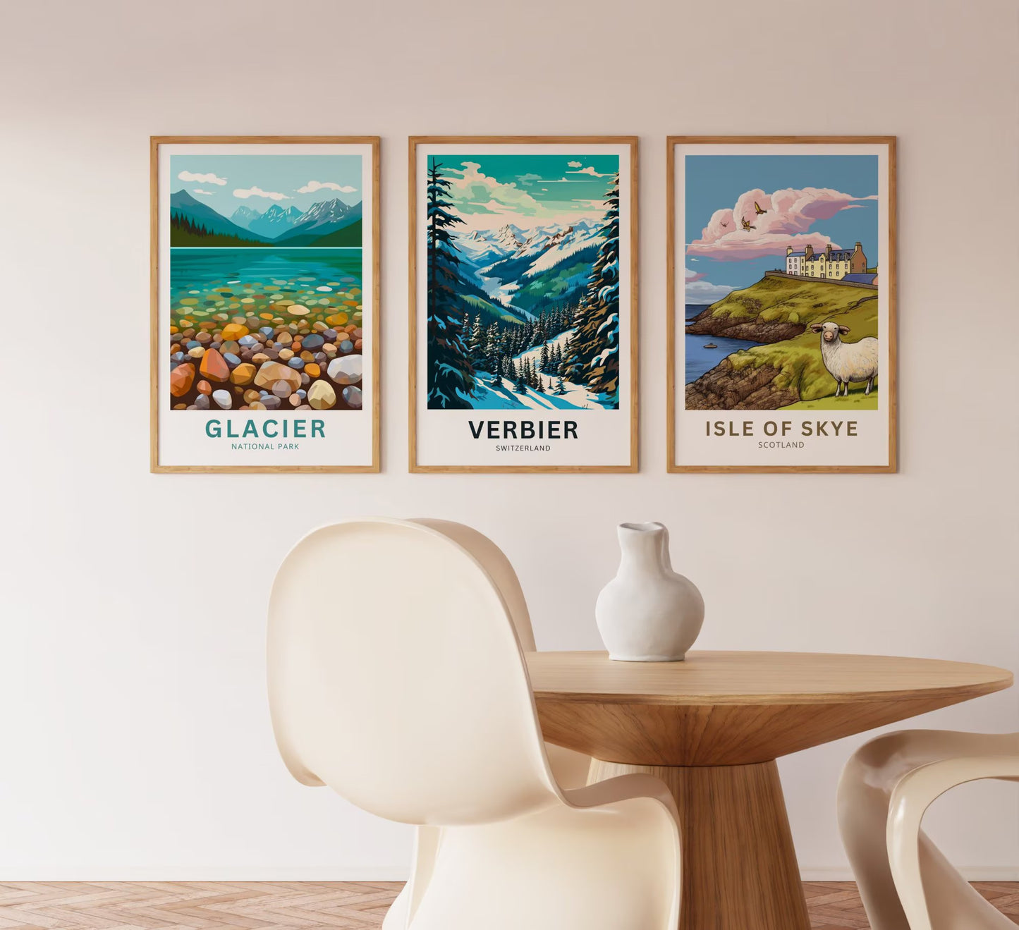 Verbier Travel Poster