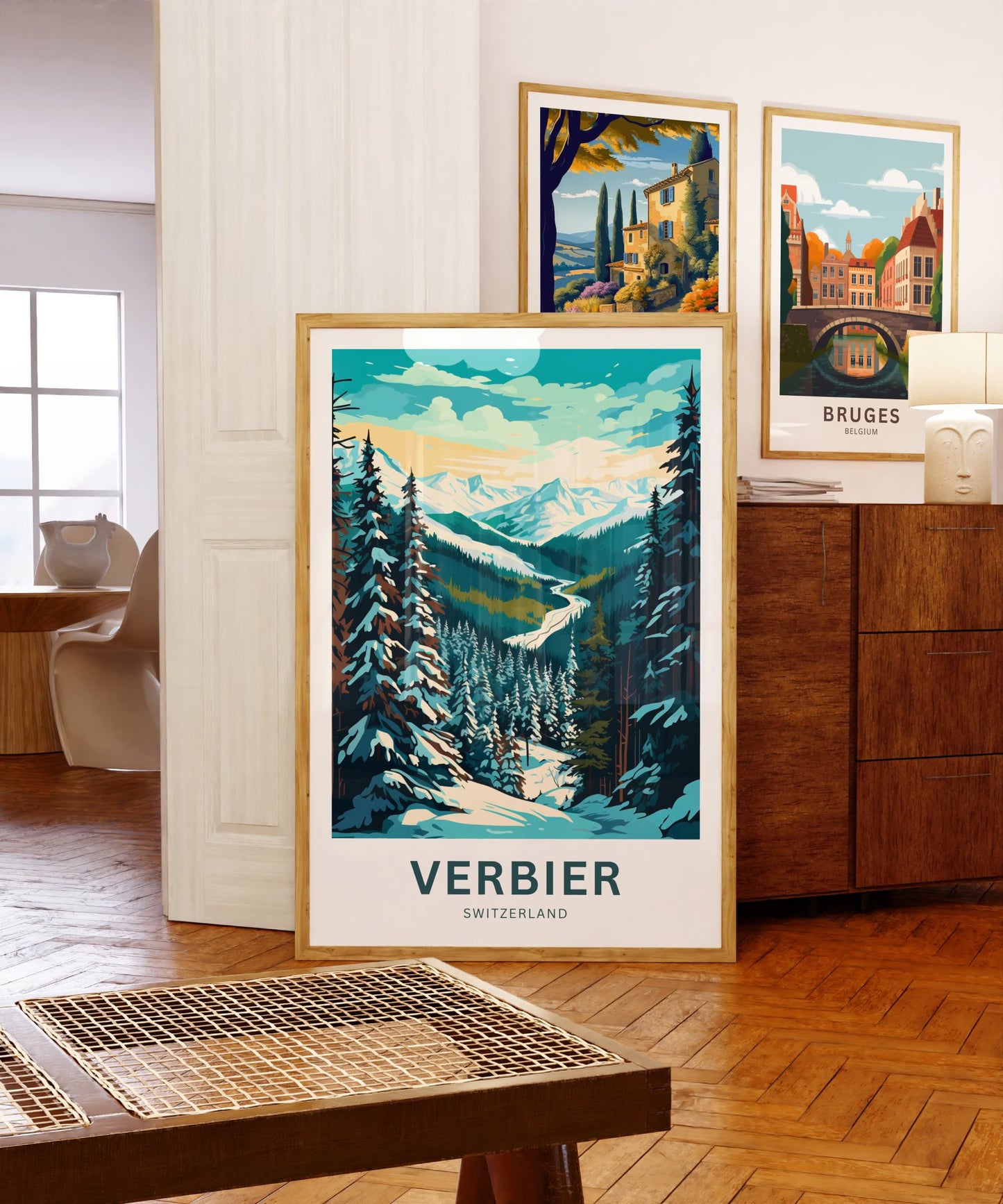 Verbier Travel Poster