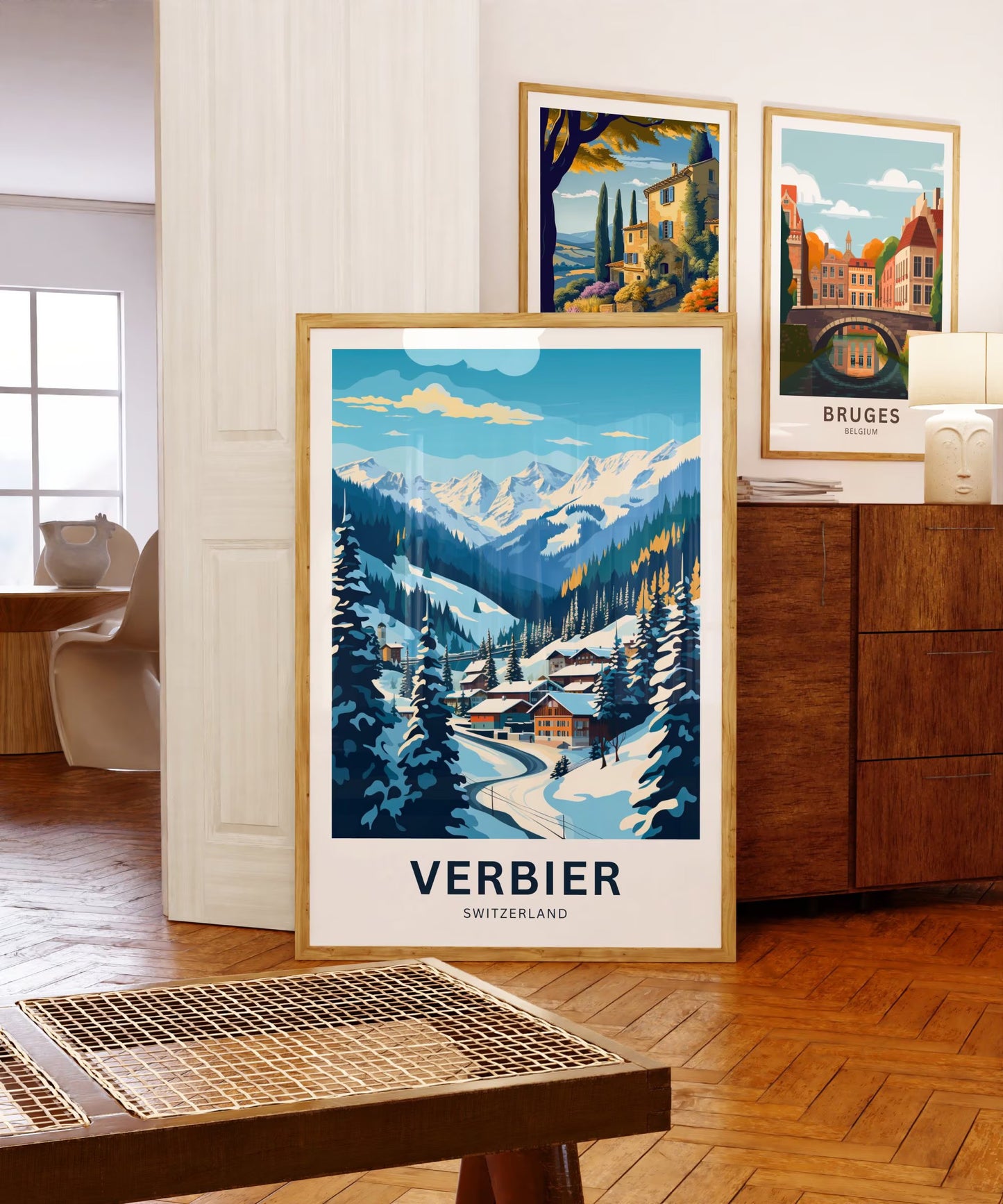 Verbier Travel Poster