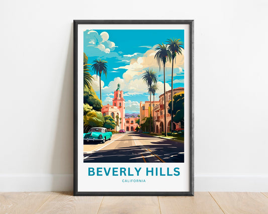 Beverly Hills Travel Poster