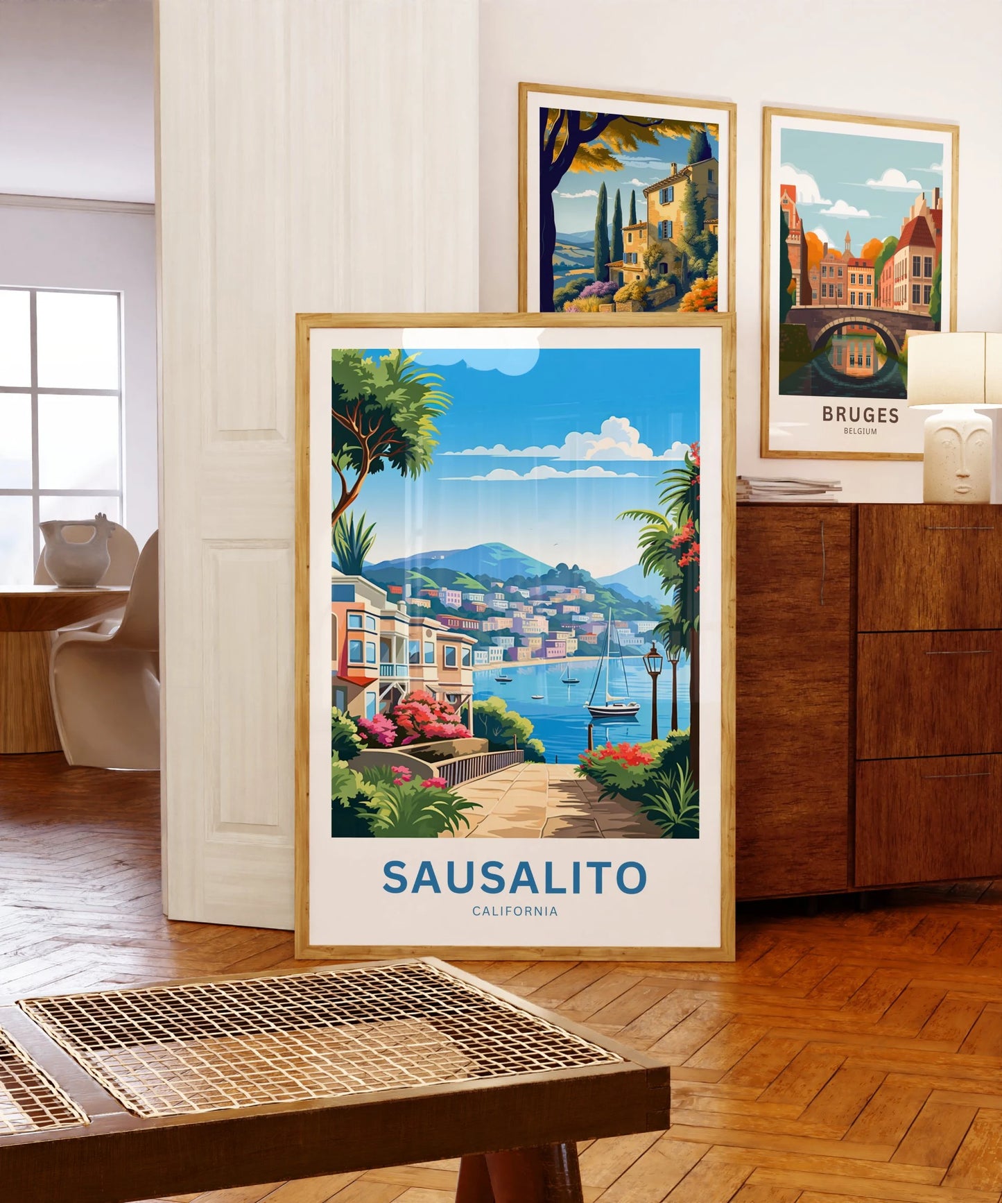 Sausalito Travel Poster