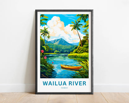 Wailua River Travel Poster