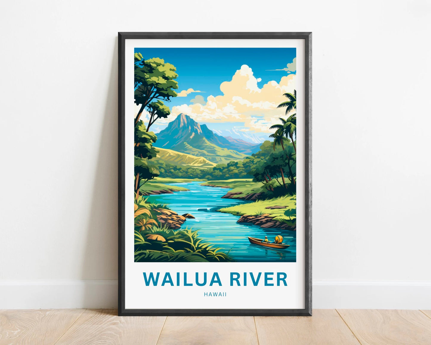 Wailua River Travel Poster