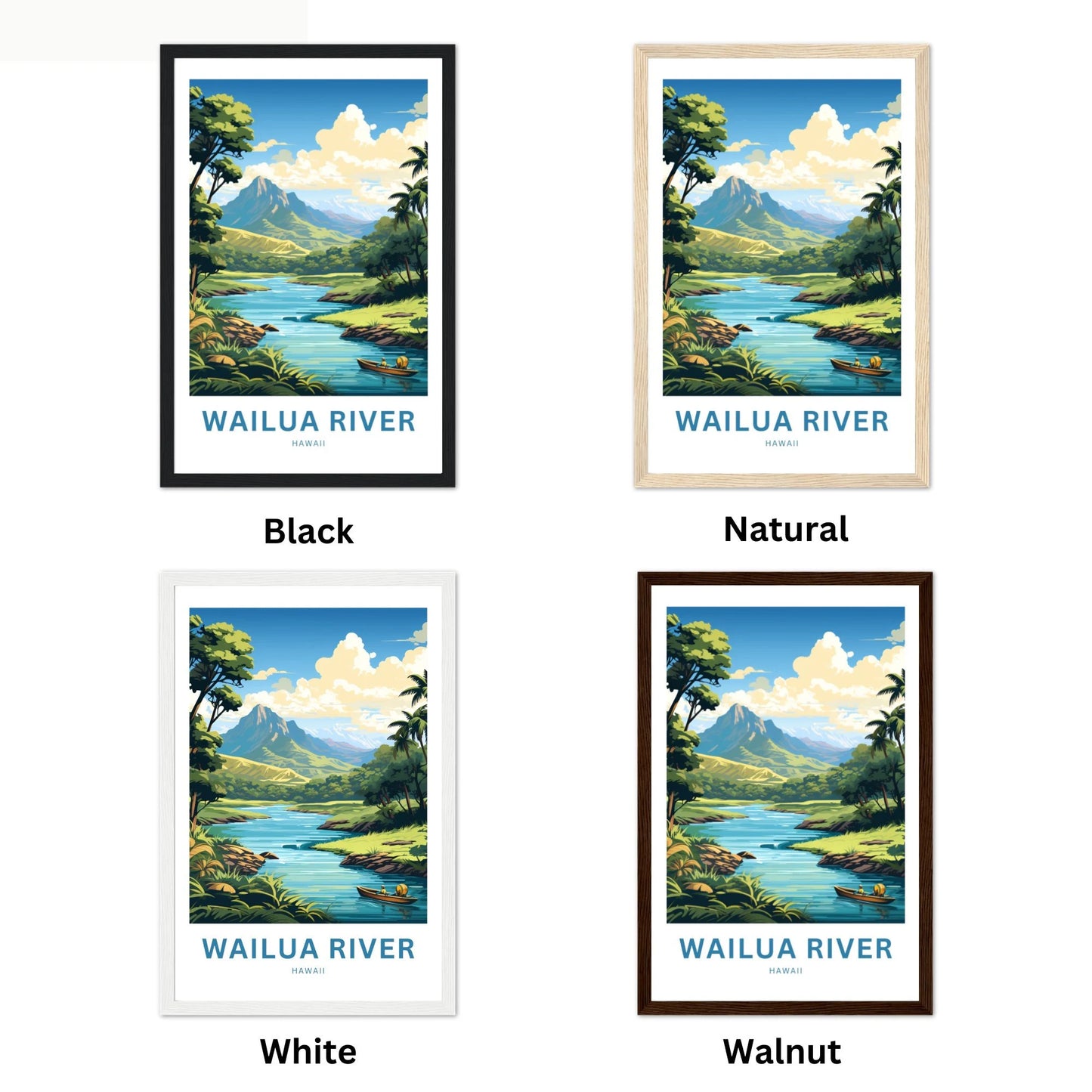 Wailua River Travel Poster