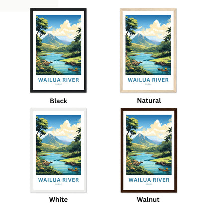 Wailua River Travel Poster