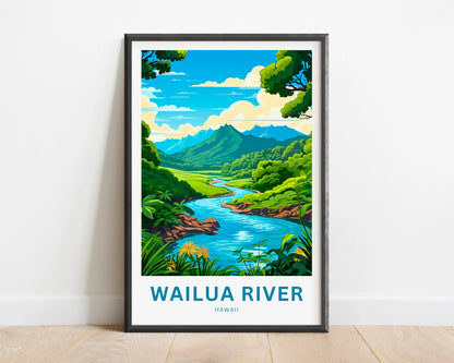 Wailua River Travel Poster