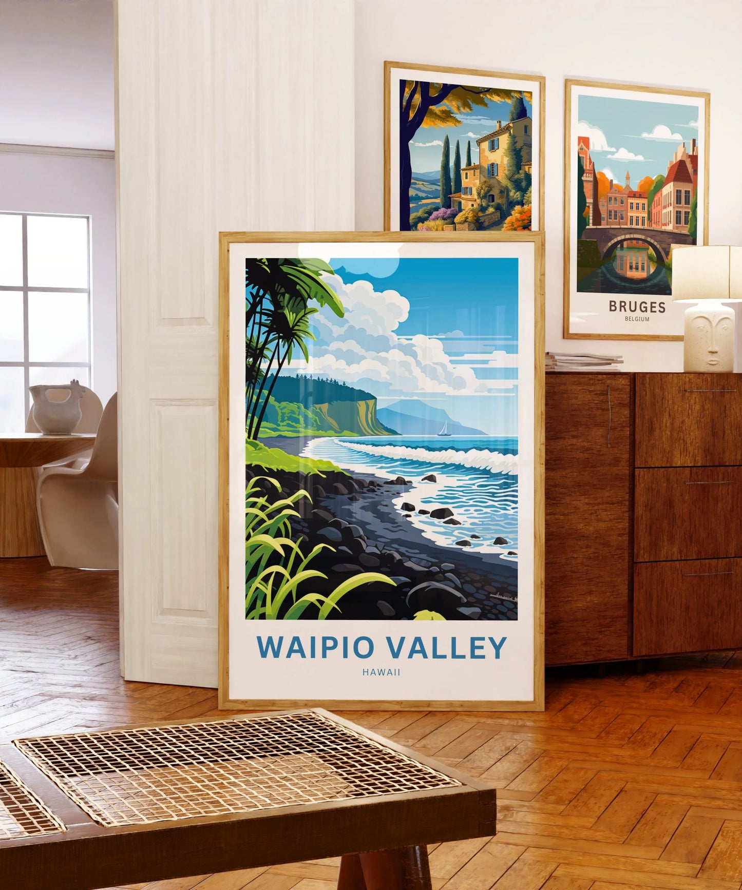 Waipio Valley Travel Poster