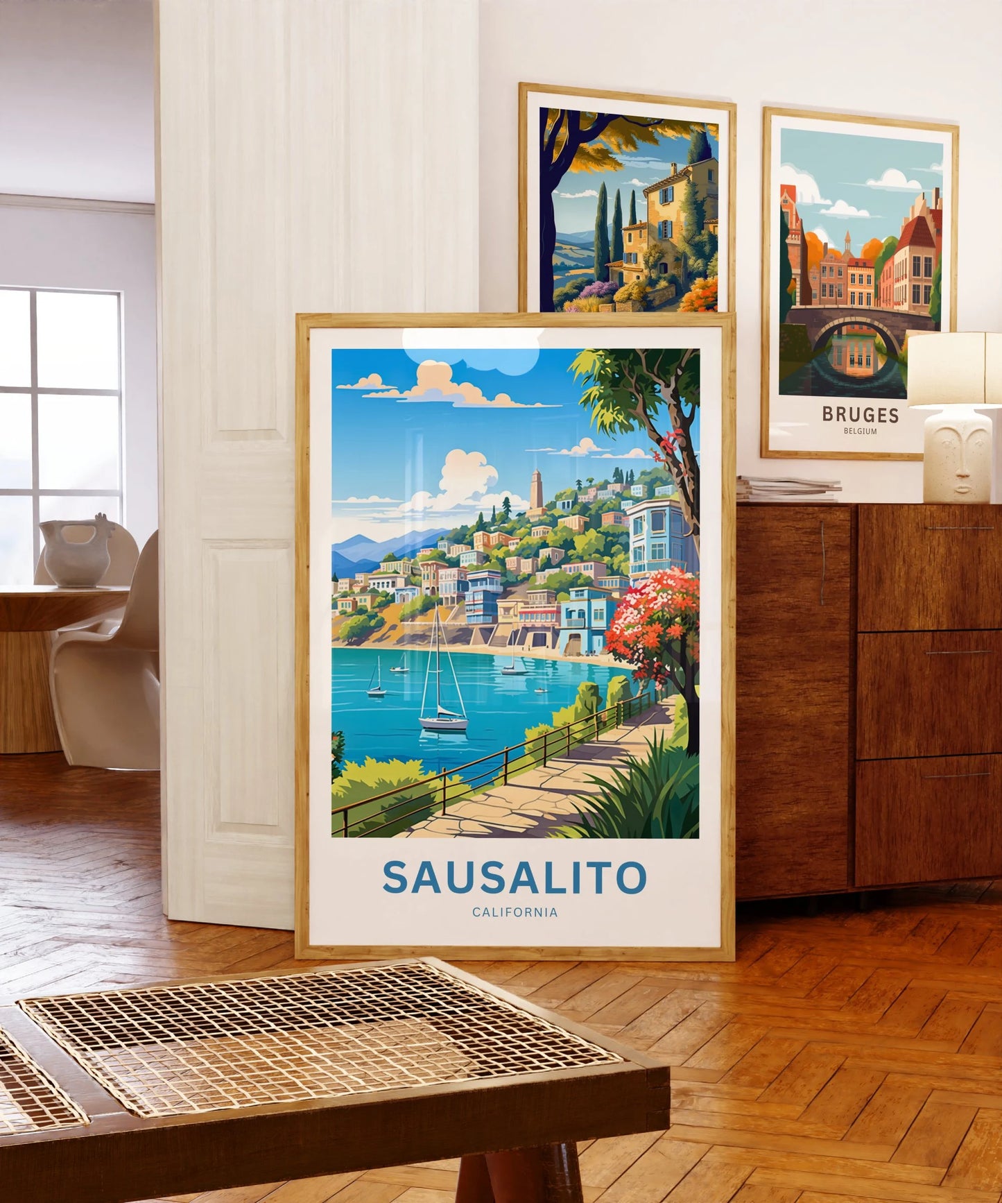 Sausalito Travel Poster