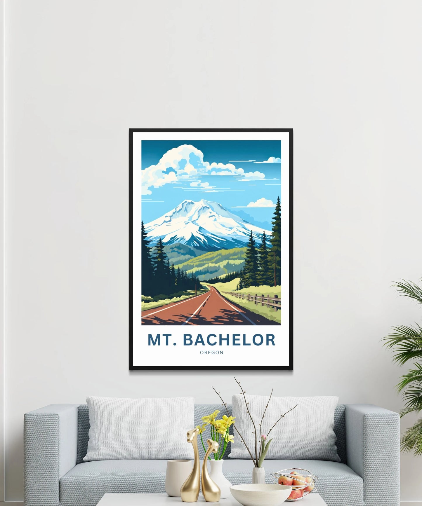 Mount Bachelor Travel Poster