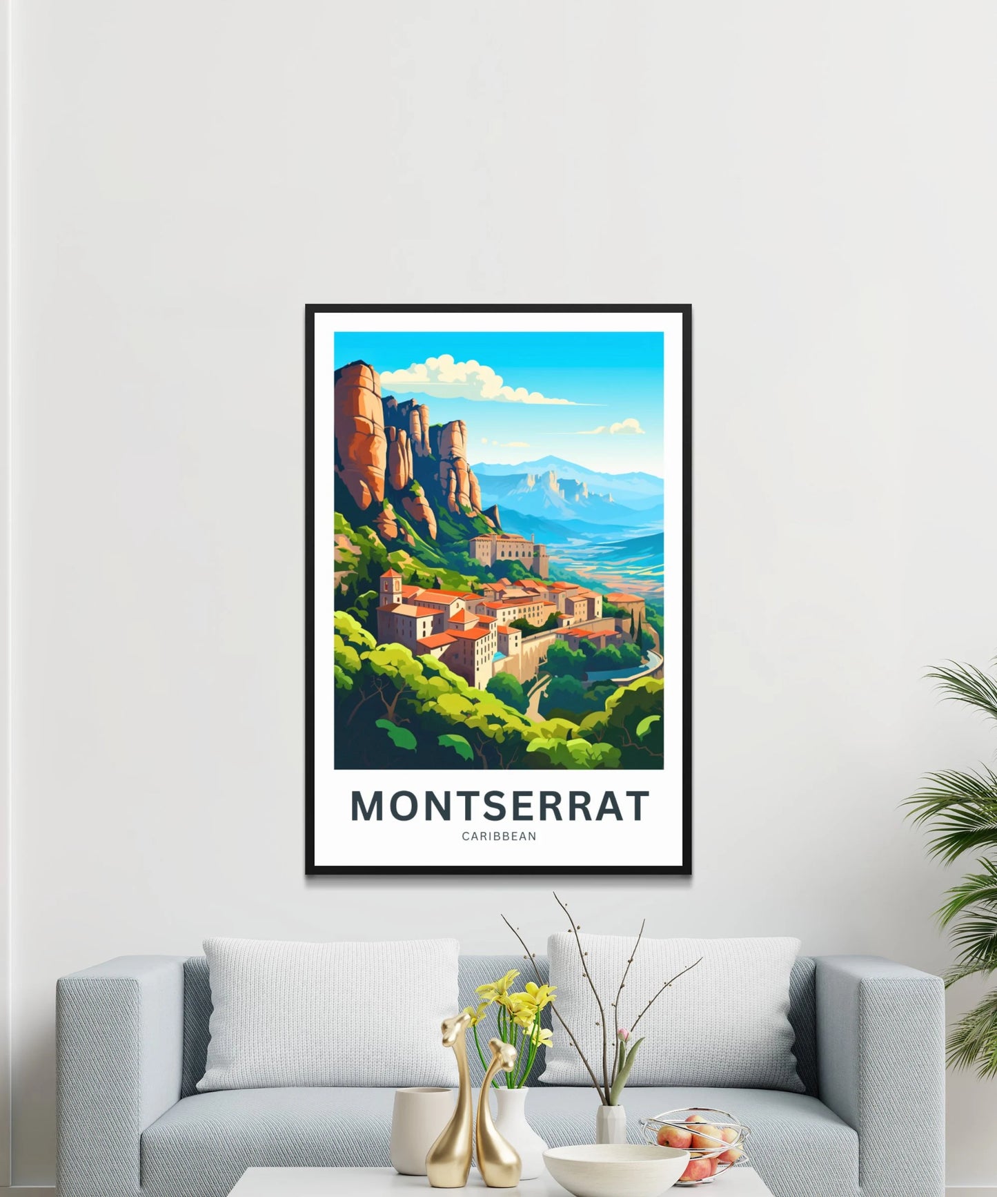 Montserrat Travel Poster