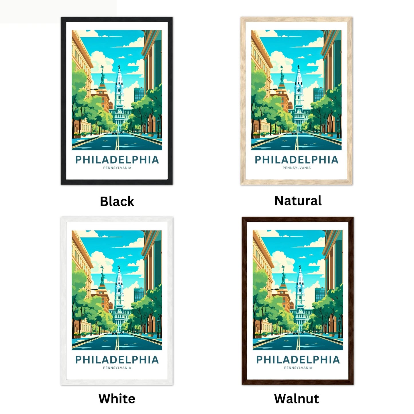 Philadelphia Travel Poster