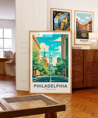 Philadelphia Travel Poster