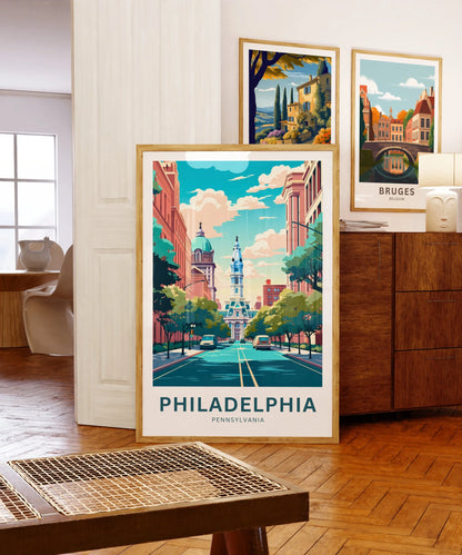 Philadelphia Travel Poster