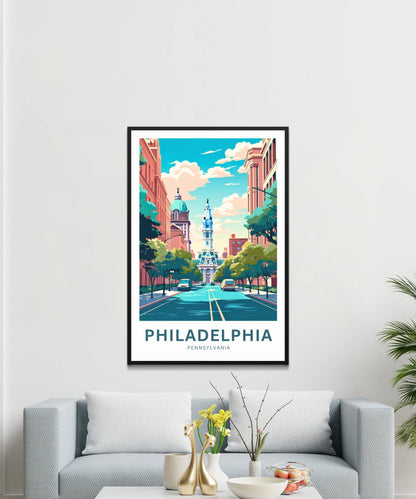 Philadelphia Travel Poster