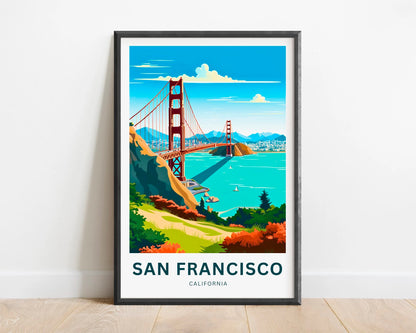 San Francisco Travel Poster