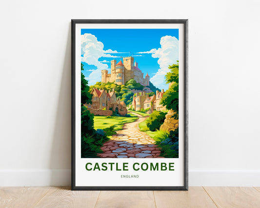 Castle Combe Travel Poster