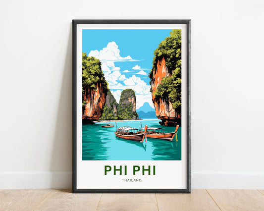 Phi Phi Travel Poster