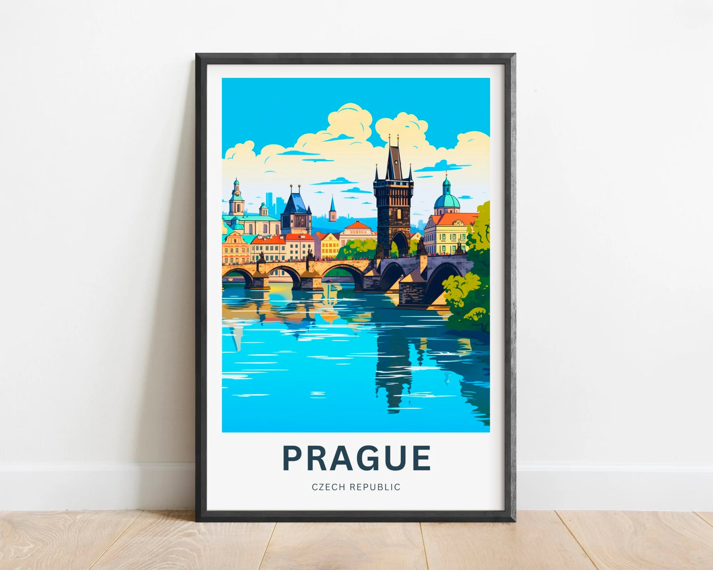 Prague Travel Poster